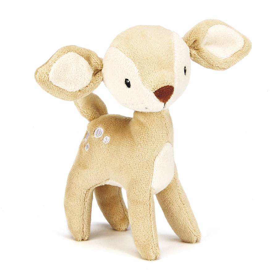 Jellycat Fern Fawn Rattle JellyCat Litenleker.se